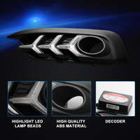 Kit de feux de route LED DRL pour Honda Civic 2016 à 2018, ensemble de phare de jour avec signalisation directionnelle