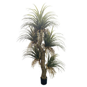 Dracaena Marginata ต้นไม้ประดิษฐ์สำหรับตกแต่งภายนอกอาคารพร้อมกระถางจำลองพืชภูมิทัศน์ - Product Image 5