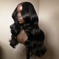 Peluca de Cabello Humano Brasileño con Ondas Suaves y Encaje Frontal HD, Cabello Virgen con Cutícula Alineada, Peluca Completa de Encaje para Mujeres Negras, Venta al Por Mayor