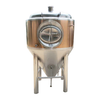 Micro bière brassage fermenteur cuve de fermentation réservoir conique artisanal chemisé plaque de titane