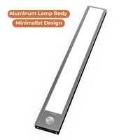 Lámpara LED Inalámbrica con Sensor de Movimiento, Regulable, Recargable, Moderna, de Pared, para Cocina, Armario, Rincón de Lectura, Cuerpo de Aluminio