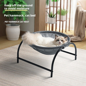 Cama para Gatos Desmontable y Lavable, Elevada y Transpirable, Hamaca Independiente para Dormir Mascotas, Diseño Sólido - Product Image 4