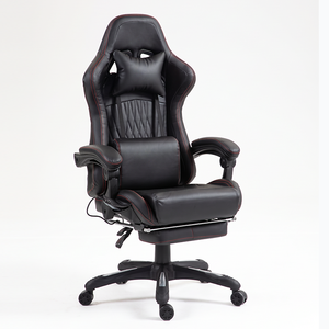 Chaise de jeu ergonomique avec haut-parleurs Bluetooth et massage à 7 points, chaise d'ordinateur réglable Silla <span class=keywords><strong>Gamer</strong></span> <span class=keywords><strong>pour</strong></span> la maison et le bureau - Product Image 1
