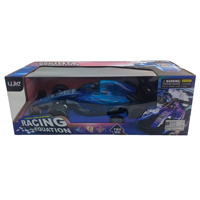 Voiture de course télécommandée 4 canaux pour enfants avec lumières clignotantes dynamiques, vitesse élevée 10 km/h, modèle F1 RC