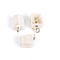 Embout d'étanchéité pour rail de rideau, Cache-rail en forme de I, Accessoires de rideau de style ancien, Accessoires en plastique