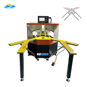 Machine <span class=keywords><strong>de</strong></span> fabrication <span class=keywords><strong>de</strong></span> fenêtres et <span class=keywords><strong>de</strong></span> portes, machine <span class=keywords><strong>de</strong></span> sertissage d'angle CNC <span class=keywords><strong>à</strong></span> 9 axes pour fenêtres et portes en aluminium, presse d'angle - Product Image 1