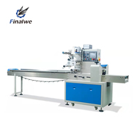 Machine d'emballage d'oreillers entièrement automatique Finalwe pour collations soufflées, serviettes hygiéniques, noix, papeterie, piles