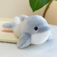 Peluche magnétique ultra douce réaliste, panda, dauphin, animaux sauvages mignons, jouet en peluche, cadeau d'anniversaire, cadeau de Noël