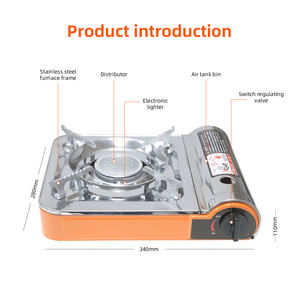 Accessoires de cuisine d'extérieur de camping Petits brûleurs portables Réchauds à gaz de voyage au butane - Product Image 3