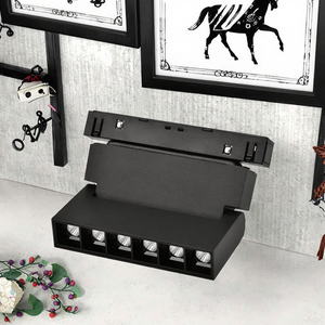 ไฟ LED โมเดิร์น 6W 12W 18W รุ่นขายดีที่สุด แบบแม่เหล็กพับได้ สำหรับรางแม่เหล็ก - Product Image 3