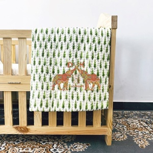 Couette écologique personnalisée de Voile de couverture douce de bébé de coton pour des nouveau-nés - Product Image 4