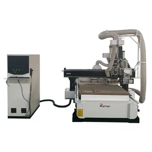 Remax 1325 ATC 3D CNC Router Wood Aluminum Milling Machine With Saw Blade