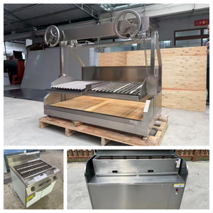 Griglia a Carbone Santa Maria Argentina <span class=keywords><strong>in</strong></span> Acciaio Inox Premium con Altezza Regolabile per Hotel e Ristoranti di Lusso - Product Image 2