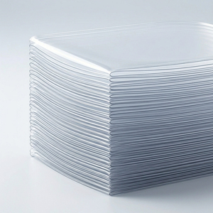 Bolsa de Plástico Transparente con Fondo Redondo y Sellado Térmico de Alto Brillo para Empaque y Almacenamiento de Fundas Interiores de Discos de Vinilo - Product Image 6