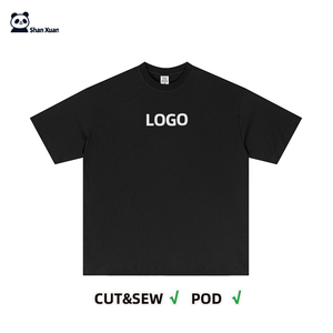 उच्च अंत 180gism 100% पुरुषों के लिए कपास सादा टी-शर्ट और सिलाई प्रिंटिंग स्ट्रीट वियर शैली ठोस पैटर्न लंबे समय तक फिट - Product Image 1