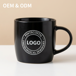 Mug personnalisé avec logo du fabricant, tasses personnalisées, cadeau, rouge, noir, bleu, mug à café en céramique de 15 oz, promotion de la marque de café - Product Image 1