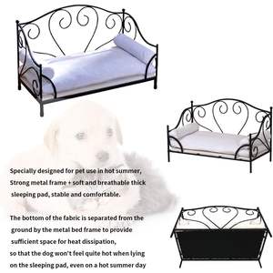 Babyland โซฟาสำหรับสัตว์เลี้ยงขนาด XL, โซฟาสำหรับสุนัขพร้อมเบาะและโครงเหล็กที่ถอดออกได้สำหรับแมว - Product Image 6