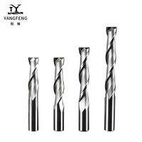 2F Spirale Outils De Coupe CNC Personnalisé Deux Cannelures En Spirale De Coupe Routeur Bits De Coupe fraise En Carbure De Tungstène pour le bois