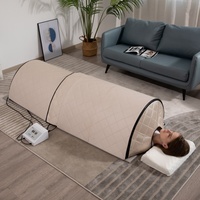 Dôme de Sauna Infrarouge Lointain pour Soins de la Peau, Thérapie Amincissante Corporelle, Lit Capsule de Spa pour la Relaxation