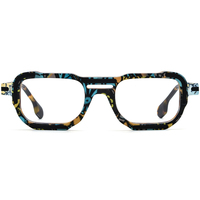 Monture de lunettes Borregls en acétate mat multicolore pour femme, lunettes optiques carrées tendance 2026, lunettes rétro pour homme 19405