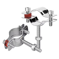 Support de fixation pour tuyau en acier inoxydable 304 Xy Brand Jinjuntai avec boulon à vis pour conduite d'eau