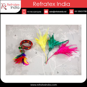 Borla acrílica decorativa para ropa, la mejor borla para ropa, proveedor a granel y fabricación por refractex, India, hecho en la India - Product Image 3