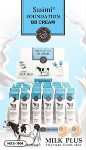 SASIMI Milk <span class=keywords><strong>Plus</strong></span> BB Cream Foundation Aufhellende CC-Creme-Make-up-Basis für Inhaltsstoffe von Augenringen Chemikalie und Mineral - Product Image 3