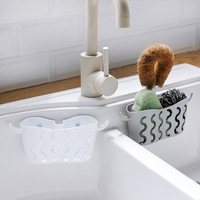 Étagère d'évier Caddy ventouse porte-savon éponge sans poinçon rangement panier suspendu robinet organisateur égouttoir pour la cuisine