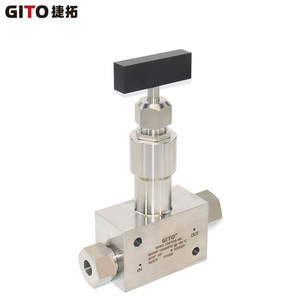 Válvula de Aguja Criogénica Forjada de Acero Inoxidable 316 GITO, Válvula de Cierre Roscada de Alta Presión para Control de Agua y Aceite, Estructura Angular - Product Image 1