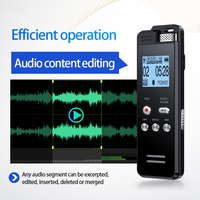 Mini enregistreur vocal numérique avec format MP3, connecteur USB, coque métallique, modèle T100
