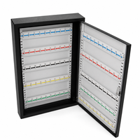 Coffre-fort à clés en acier avec serrure mécanique, armoire murale de rangement pour clés, casier métallique compact, épaisseur 1 mm/3 mm pour hôtels