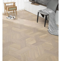 Gabarit de parquet d'intérieur Carreaux de sol en bois massif imperméable et résistant aux taches