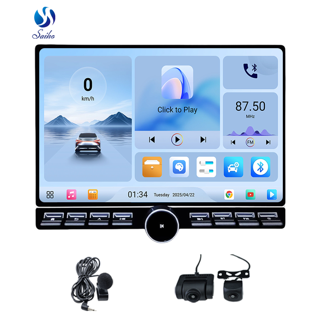 13 Inch 2K  Qualcomm Octa Core Carplay GPS Automotive Stereo Head Unit With 4G Slot 360 Camera Car Accessories Universal Model