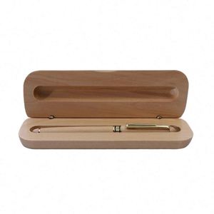 High Quality Custom Logo Wooden Ballpoint <b>Pen</b> Set Signature <b>Pen</b> with Wooden <b>Box</b> Wholesale Customized Logo Ballpoint <b>Pens</b> - Product Image 2