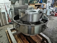Fruit- en groentesnijder, friet- en chipsnijder met 3PK motor, roestvrij staal 304, hoge efficiëntie, capaciteit 2000-3000kg/uur