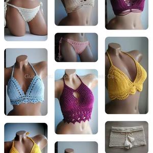 Maillot de bain une pièce sexy en crochet fait main, style bikini évidé, pour femme, collection OEM personnalisée - Product Image 3