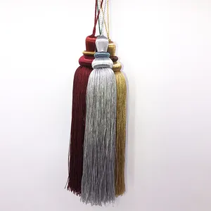 Accesorios de alta calidad para cortina, borlas coloridas decorativas a la moda