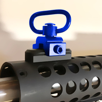 Accessoires tactiques, sangle réglable à double point QD en alliage d'aluminium avec pivot