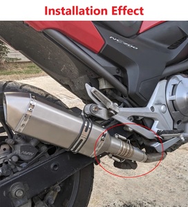 Tuyau de liaison intermédiaire d'échappement pour moto CFMOTO 800MT 800 Mt CF800-5A 2021 2022 2023 2024 - Product Image 5