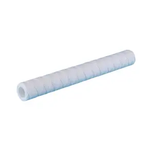 Cartuchos de filtro de agua de sedimentos de 10 pulgadas y 5 micras, polipropileno de bobinado con acero y filtro de cuerda de núcleo de medios