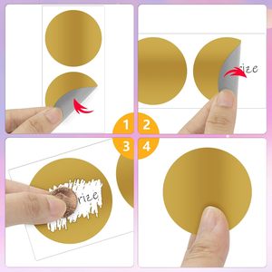 Pegatinas Raspables Redondas Autoadhesivas <span class=keywords><strong>para</strong></span> <span class=keywords><strong>Boletos</strong></span> <span class=keywords><strong>de</strong></span> Lotería, Manualidades, Creación <span class=keywords><strong>de</strong></span> Juegos <span class=keywords><strong>de</strong></span> Cartas <span class=keywords><strong>de</strong></span> Rifa - Product Image 3