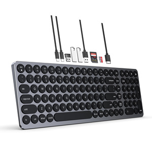Venta al por mayor multifuncional tipo C USB 3,0 Hub Mulit función teclado estación <span class=keywords><strong>de</strong></span> acoplamiento con 4K30Hz SD TF <span class=keywords><strong>puertos</strong></span> - Product Image 5