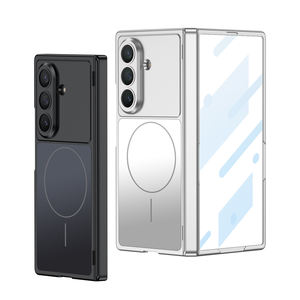 Coque de téléphone portable GKK pour Samsung Z Fold 6 Fold 7, protection 360°, anti-reflets, PC couleur unie, charge sans fil, coque arrière professionnelle - Product Image 3