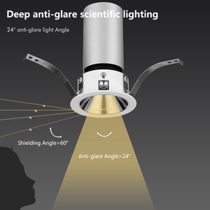 Spot lumineux LED encastrable en aluminium à Angle fixe, avec technologie COB, luminaire de <span class=keywords><strong>plafond</strong></span>, éclairage d'extérieur ou Commercial, 8W, v - Product Image 4