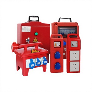 กล่องจ่ายไฟแบบพกพา 12A IP55 220V 2 ช่องเสียบ สำหรับใช้งานกลางแจ้ง พร้อมฟิวส์ป้องกันไฟกระชาก รุ่น ZY ดีไซน์พกพา E - Product Image 1
