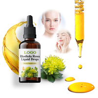 Extrait de Rhodiola Rosea en gouttes liquides en gros, soutient le stress, l'humeur, l'énergie, complément alimentaire liquide, gouttes de Rhodiola Rosea