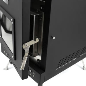 ที่กําหนดเองแบบพกพาสีดําแห้งเตาซาวน่าเต็นท์ตั้งแคมป์กลางแจ้งความร้อนเตาเผาไม้ - Product Image 4