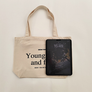 Sac fourre-tout en toile de coton écologique et recyclé, personnalisé avec logo imprimé, pour courses, vente en gros, pas cher - Product Image 4