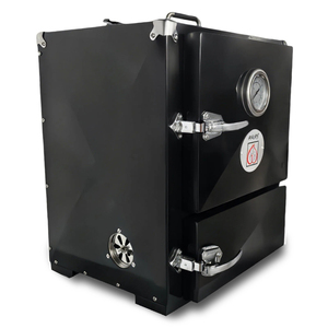 Portable Mini Vertical Charcoal Smoker <b>BBQ</b> Machine, Small Size <b>Compact</b> Outdoor Smoker for Camping & Tailgating - Product Image 4