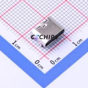 TYPE C-DB-114PWB USB Connector SMD Connector ( Connector Type: Type-C )( Gender: Female )( Mounting Type: Horizontal Mount ) - Product Image 1